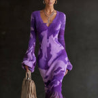 ECCENTRIC WOOL CAMO DRESS