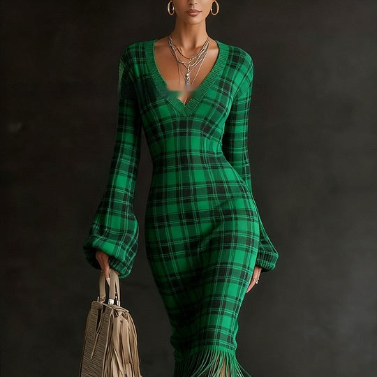 ECCENTRIC WOOL CAMO DRESS