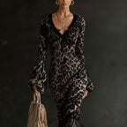 ECCENTRIC WOOL CAMO DRESS